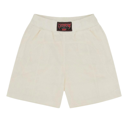 Corteiz HMP Mesh Panel Shorts 'Cream'