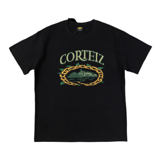 Corteiz Alcatraz Tee ‘Black|Green|Yellow’