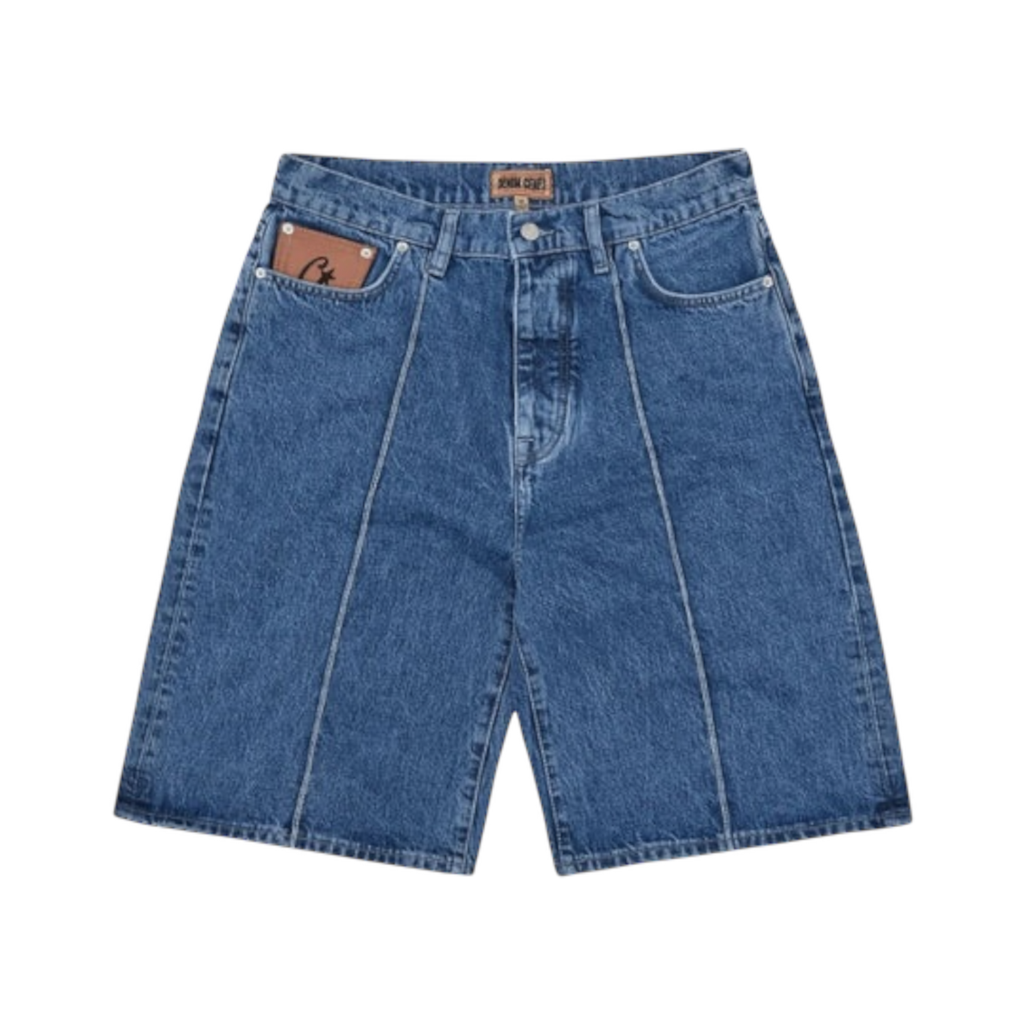 Corteiz C-Star Denim Jorts ‘Faded Blue’