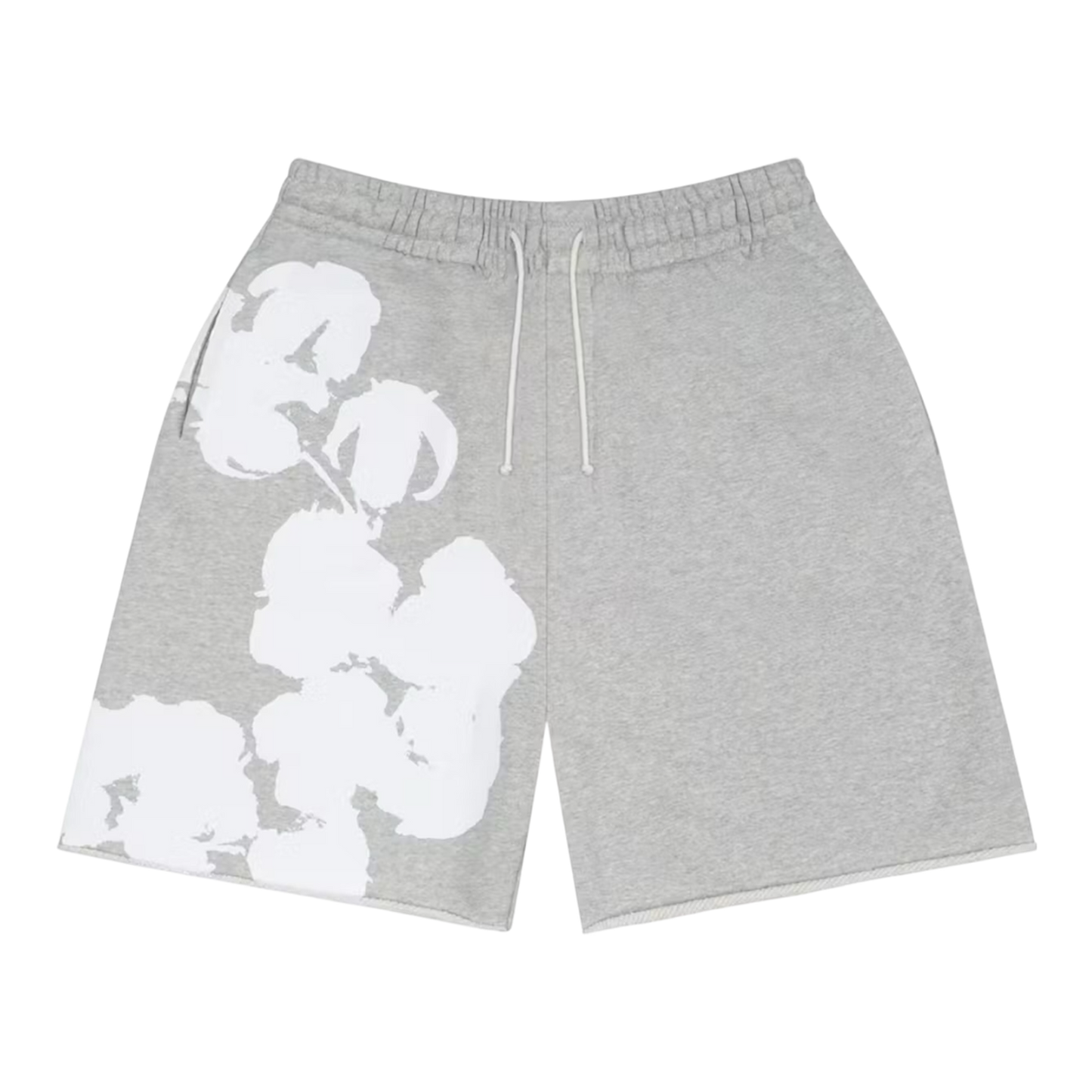 Denim Tears Big Cotton Wreath shorts ‘Light grey’