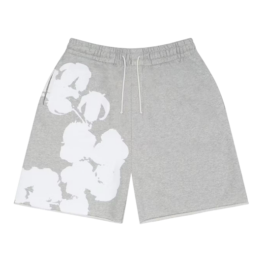 Denim Tears Big Cotton Wreath shorts ‘Light grey’