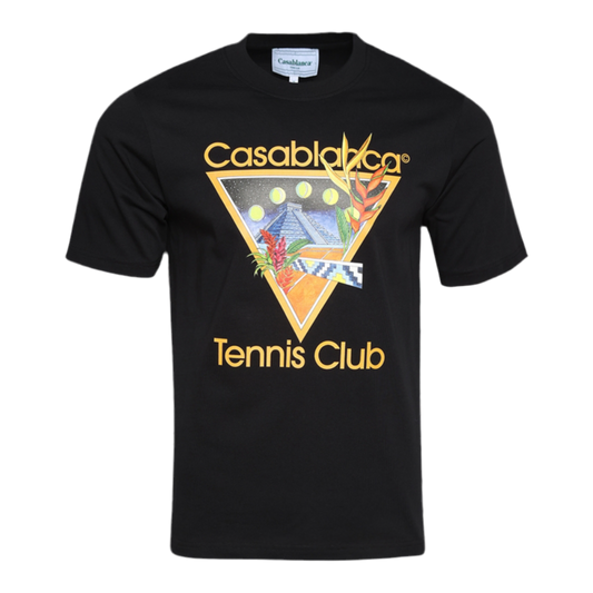 Casablanca Tennis Club Icon T-Shirt ‘Black’