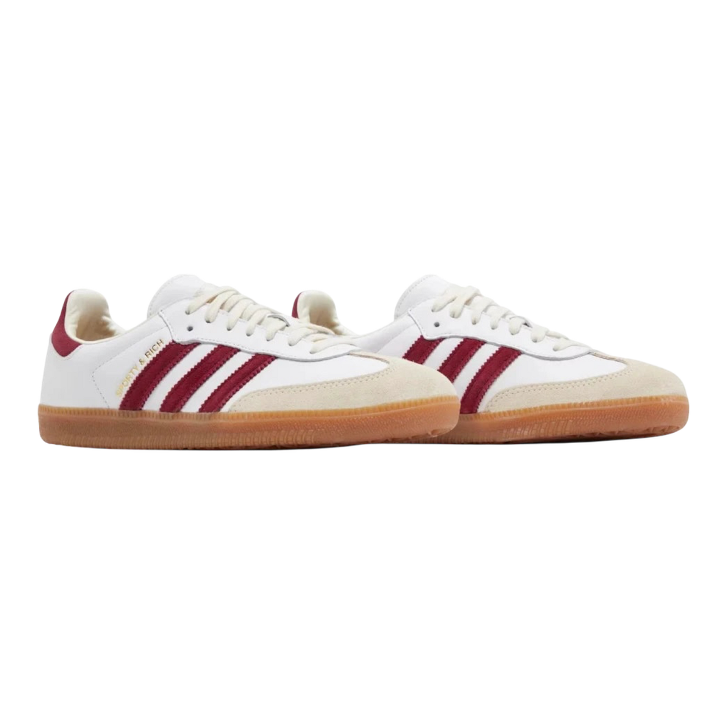 Sporty & Rich x Adidas Samba OG 'White Core Burgundy'