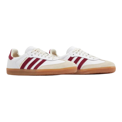 Sporty & Rich x Adidas Samba OG 'White Core Burgundy'