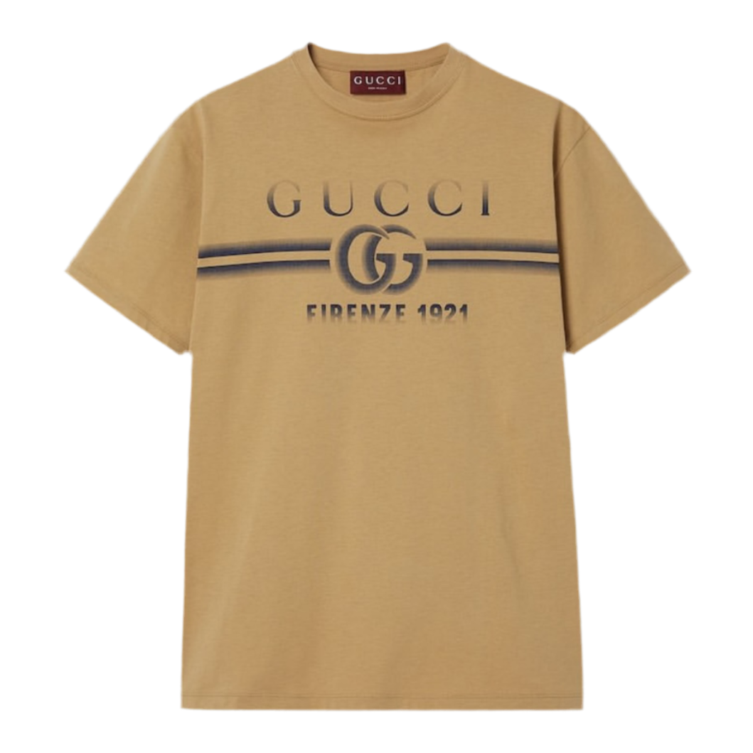 Gucci Double G-logo cotton T-shirt ‘Sand Beige’