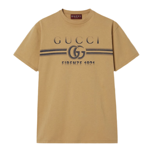 Gucci Double G-logo cotton T-shirt ‘Sand Beige’