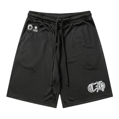 Chrome Hearts Sports Mesh Varsity Shorts ‘Black’