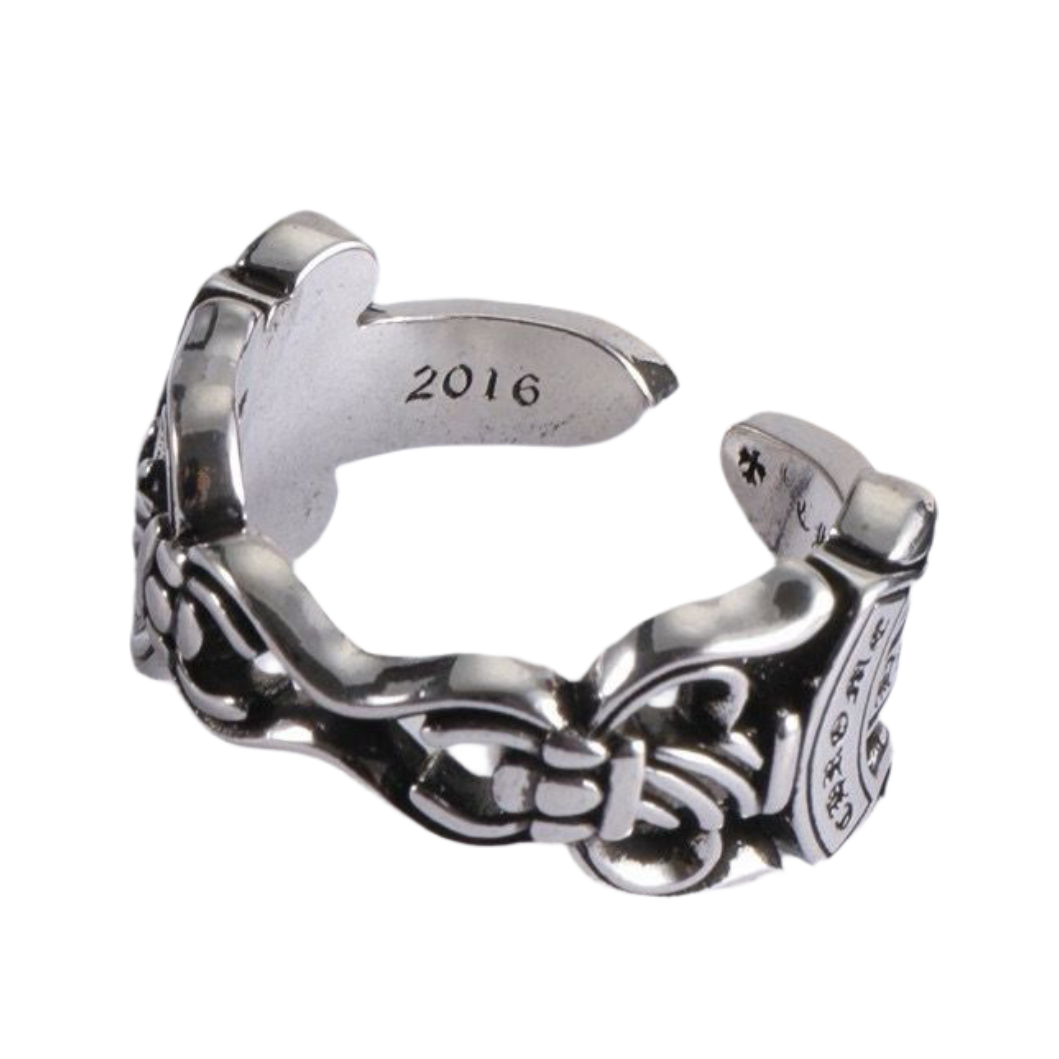 Chrome Hearts Double Dagger Ring ‘Sliver’