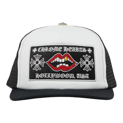 Chrome Hearts Chomper Hollywood Trucker Hat ‘Black/White’