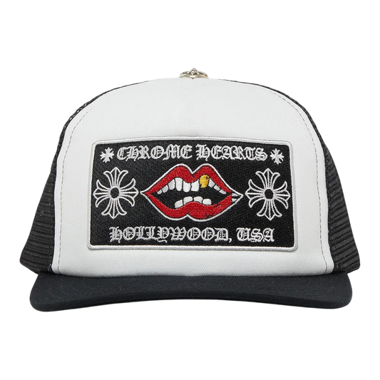 Chrome Hearts Chomper Hollywood Trucker Hat ‘Black/White’