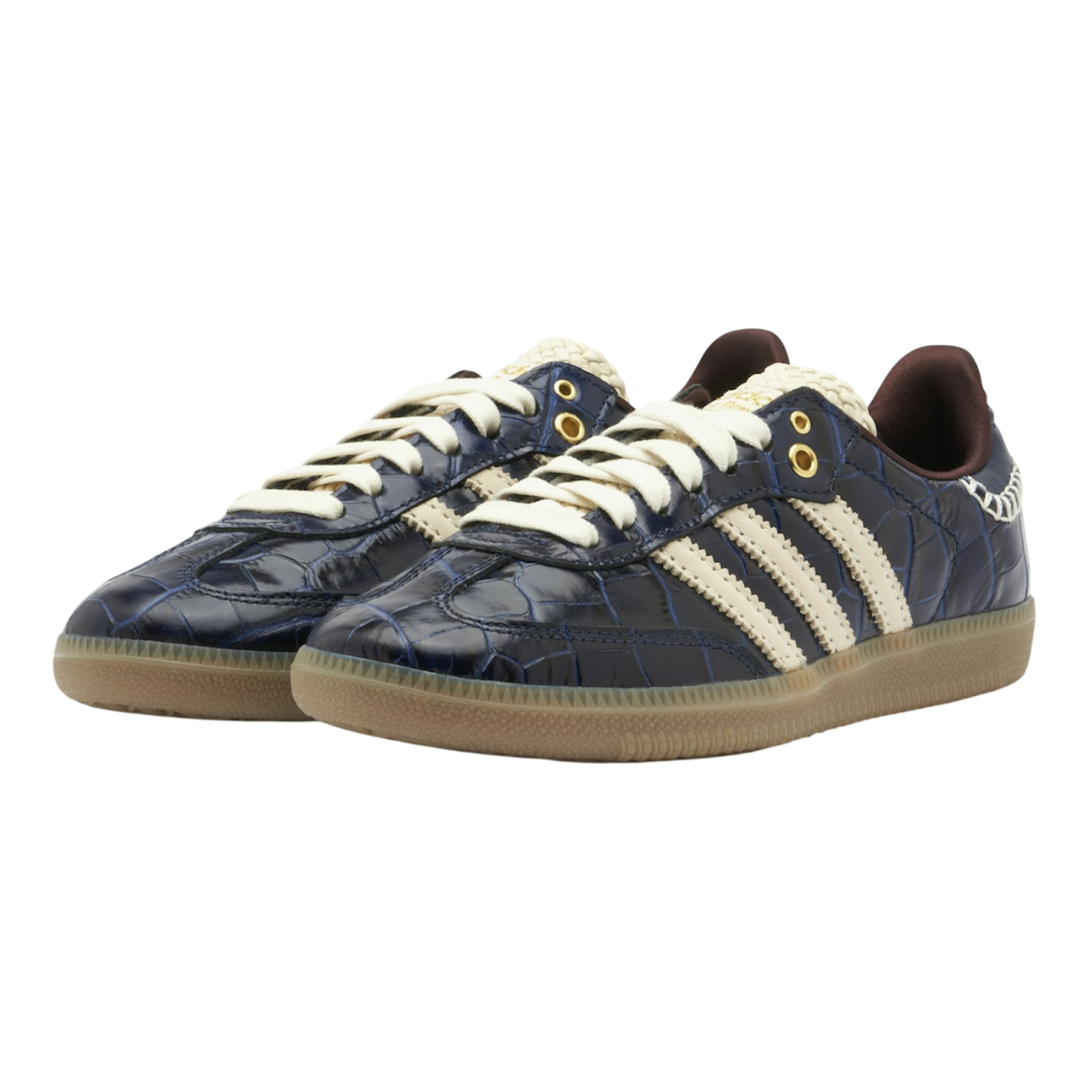 Wales Bonner x Adidas Samba OG 'Croc Collegiate Navy'