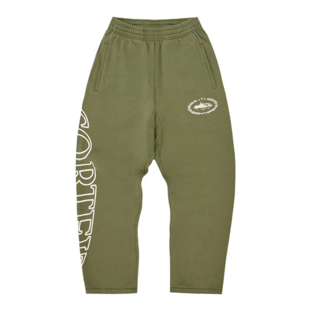 Corteiz CRTZ Superior Royale Open Hem Pant 'Olive'