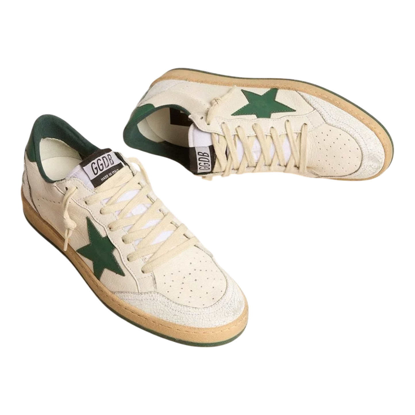 Golden Goose Ball Star 'White Green'
