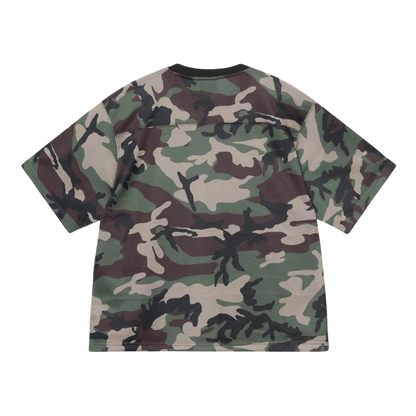 Stussy 4X4 Mesh Football Jersey 'Camo'