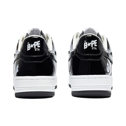 A Bathing Ape Bape Sta Patent Leather ‘Black White’