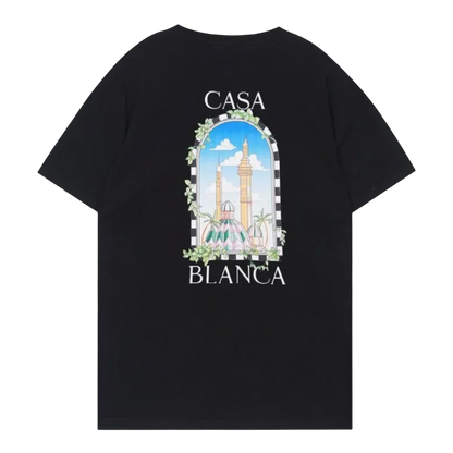 Casablanca Vue De Damas T-shirt ‘Black’