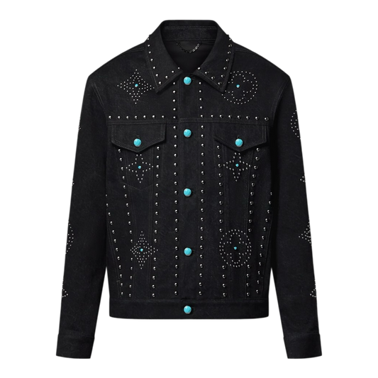 Louis Vuitton Embroidered Denim Jacket ‘Black’