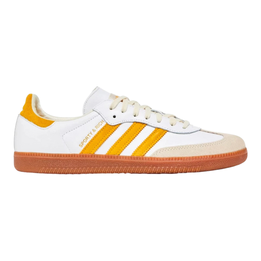 Sporty & Rich x Adidas Samba OG 'White Bold Gold'