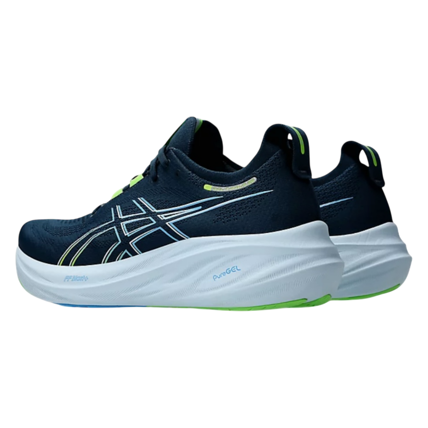 Asics Gel Nimbus 26 ‘French Blue Electric Lime Green’