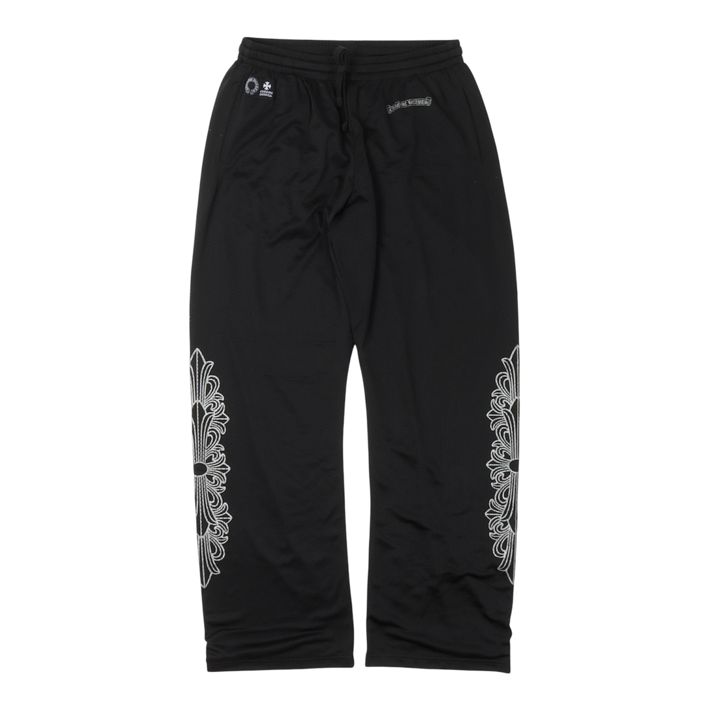 Chrome Hearts Mesh Varsity Pants CH Print Jersey ‘Black’