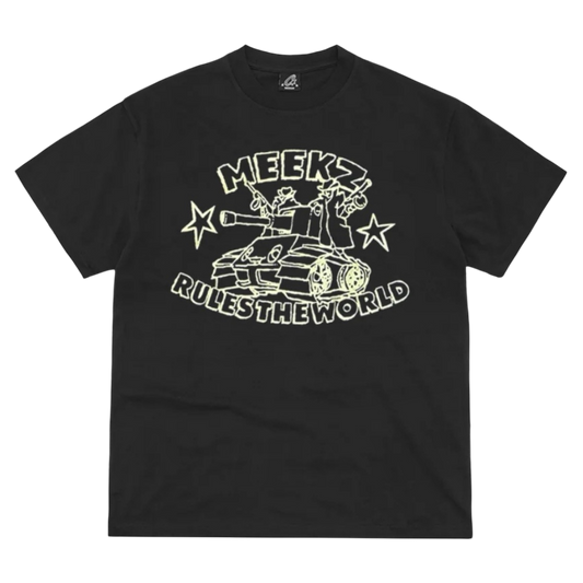 Corteiz Meekz Rules The World Tee ‘Black’