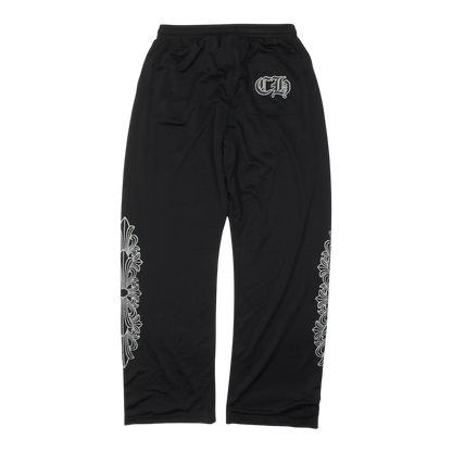 Chrome Hearts Mesh Varsity Pants CH Print Jersey ‘Black’