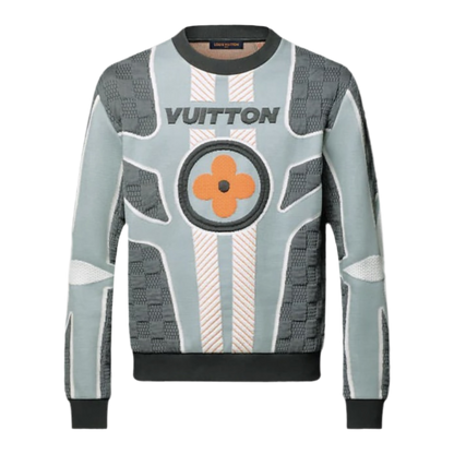 Louis Vuitton Quilted Cotton Blend Crewneck