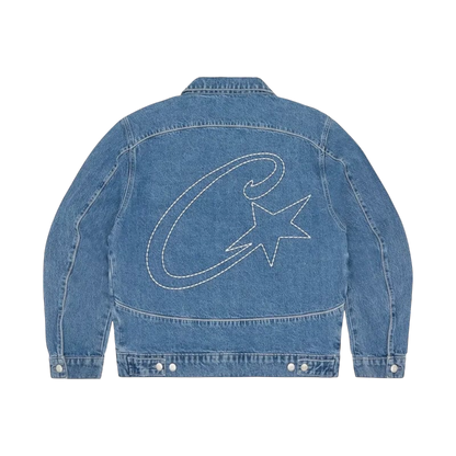 Corteiz C-Star Denim Trucker Jacket 'Blue'