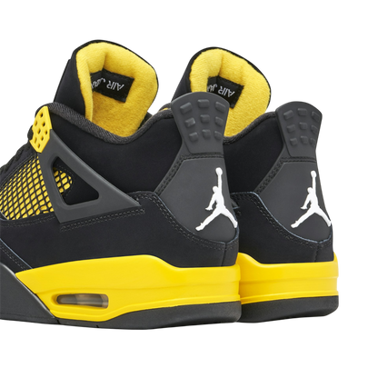 Air Jordan 4 Retro 'Thunder’ “Black/Tour Yellow”