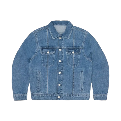 Corteiz C-Star Denim Trucker Jacket 'Blue'