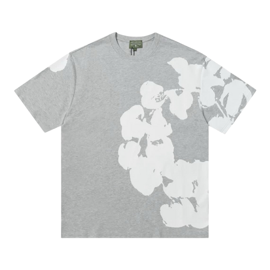 Denim Tears Big Cotton Wreath Tee ‘Light grey’