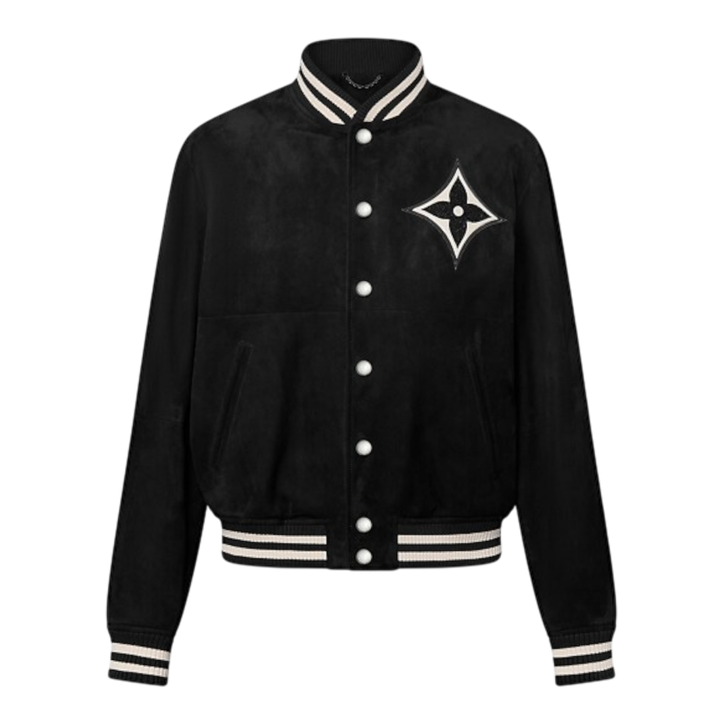 Louis Vuitton Embellished Lambskin Bomber Blouson ‘Black’