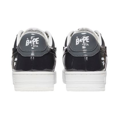 A Bathing Ape Bape Sta Patent Leather ‘Black/Grey’