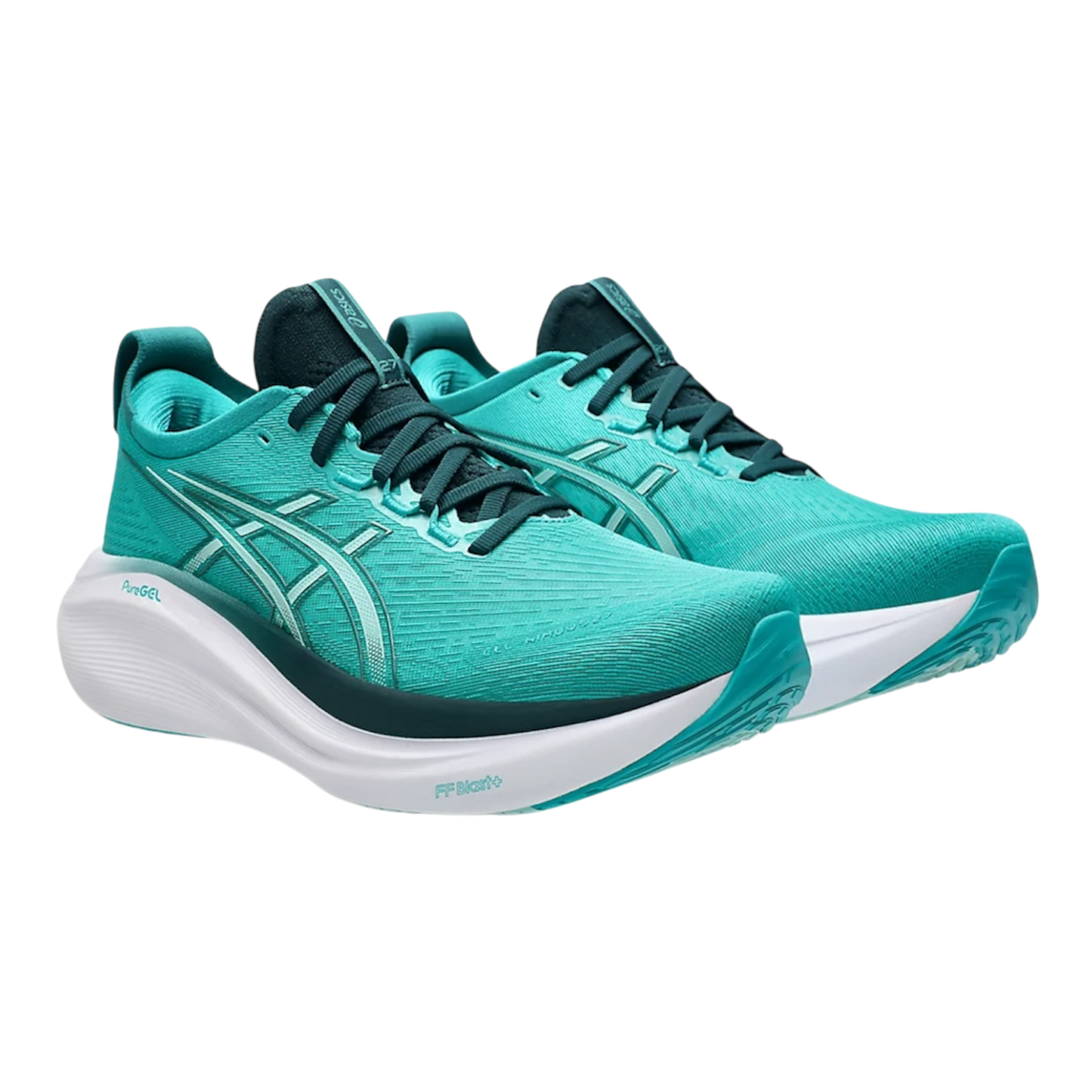 ASICS GEL-NIMBUS 27 ‘WAVE TEAL/SAXON GREEN’