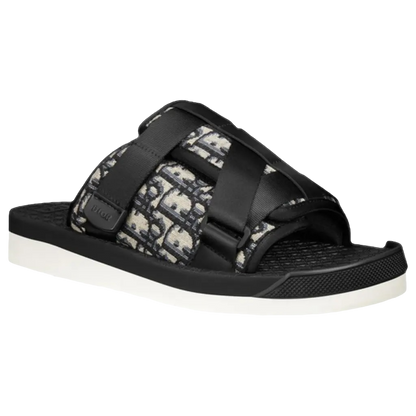 Dior Alpha Sandal ‘Oblique’ “Beige and Black”