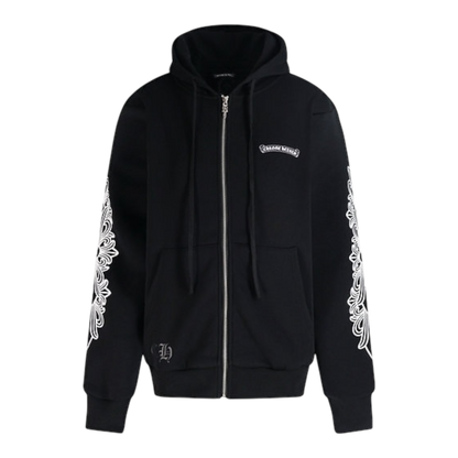 Chrome Hearts Zip Up Hoodie “Aspen Excluisve” ‘Black’
