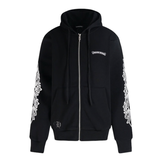 Chrome Hearts Zip Up Hoodie “Aspen Excluisve” ‘Black’