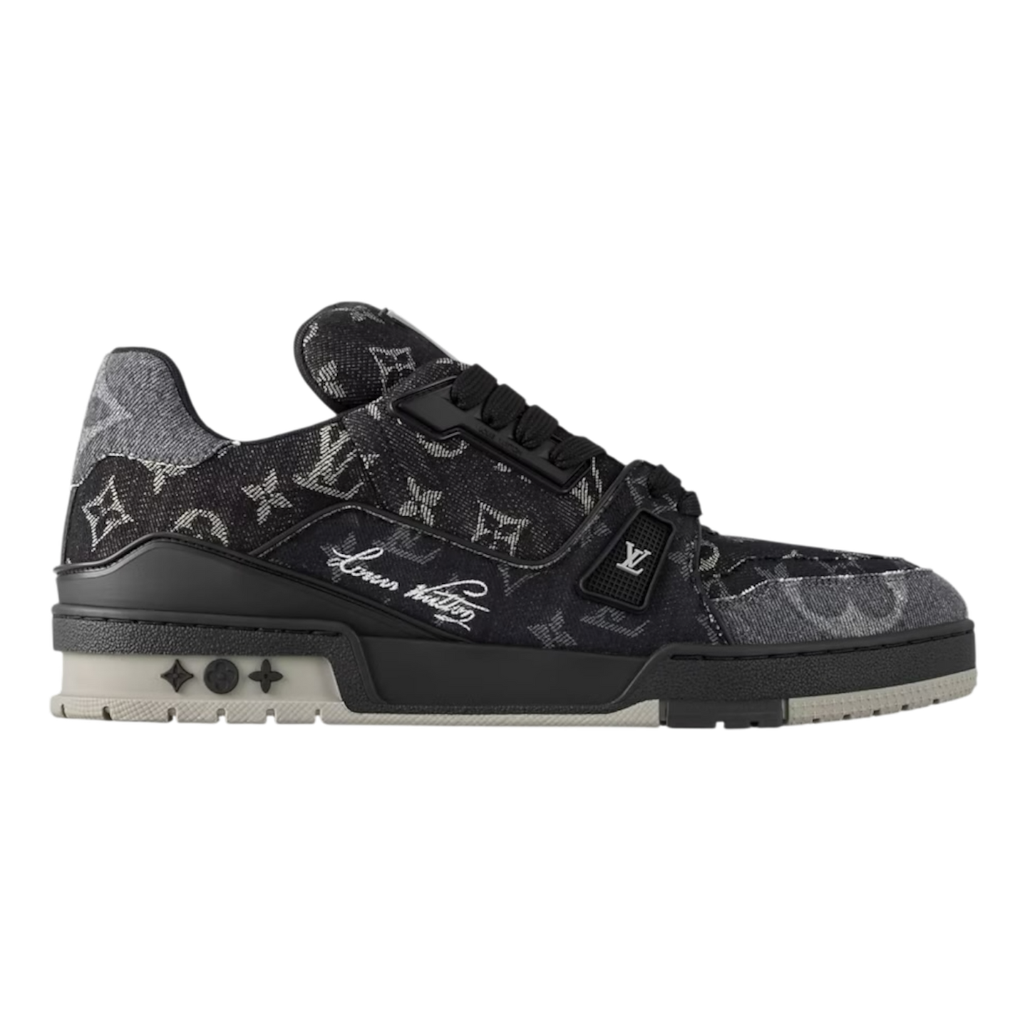 Louis Vuitton Trainer ‘Black Monogram Denim’