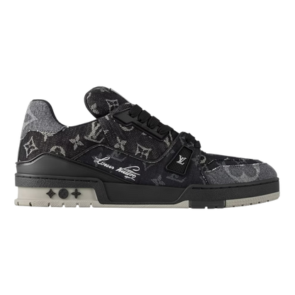 Louis Vuitton Trainer ‘Black Monogram Denim’