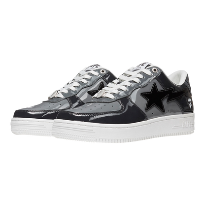 A Bathing Ape Bape Sta Patent Leather ‘Black/Grey’