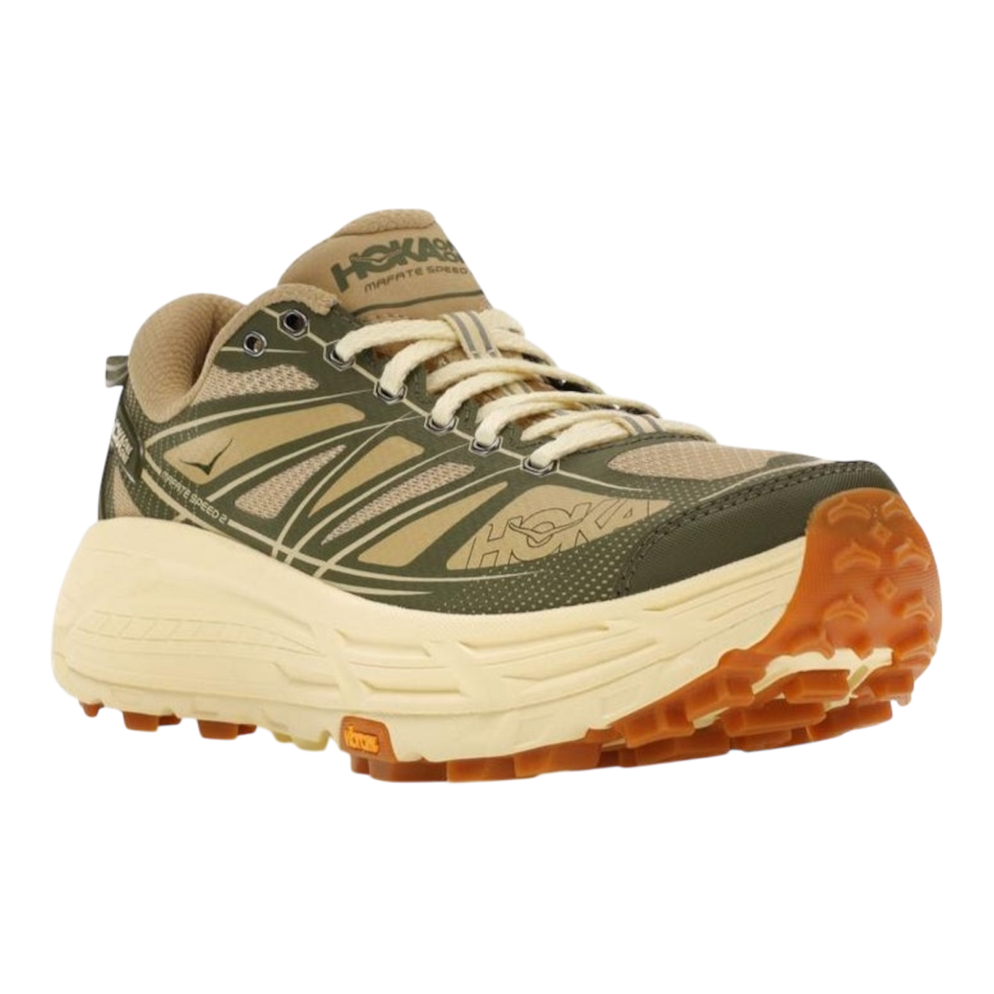 END. x Hoka Mafate Speed 2 'Overland Olive Green’