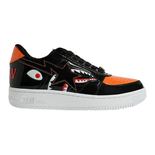 Bapesta Low Mad Shark ‘Black Orange'