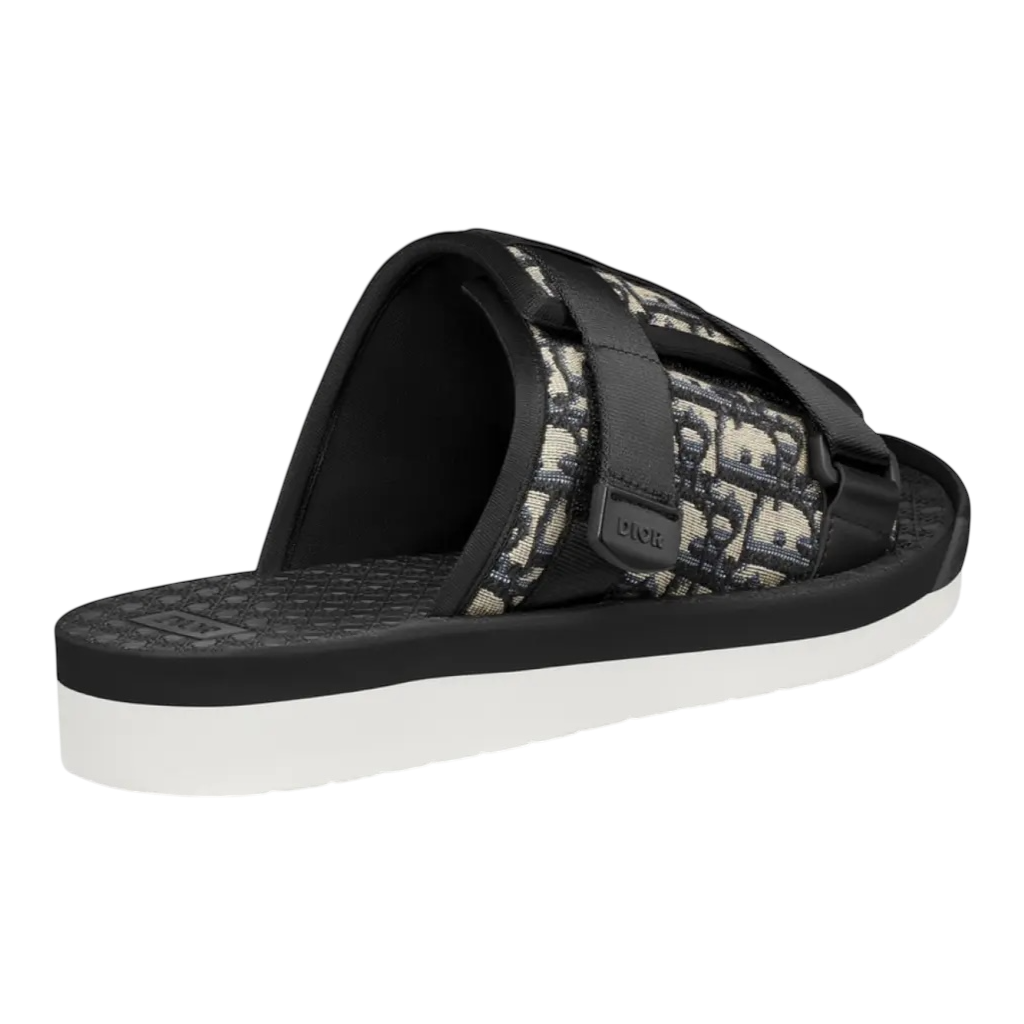Dior Alpha Sandal ‘Oblique’ “Beige and Black”