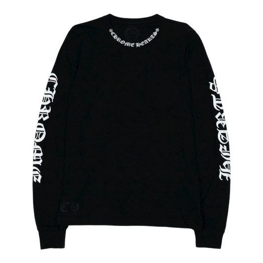 Chrome Hearts Paris Long Sleeve Tshirt ‘Black’