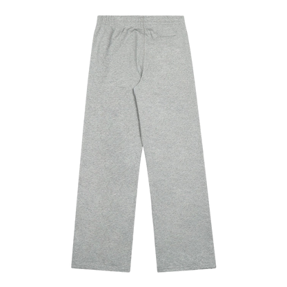 Corteiz Island Puff Print Open Hem Pant 'Heather Grey'