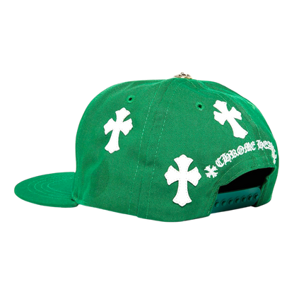 Chrome Hearts Cross Patch Baseball Hat 'Green'