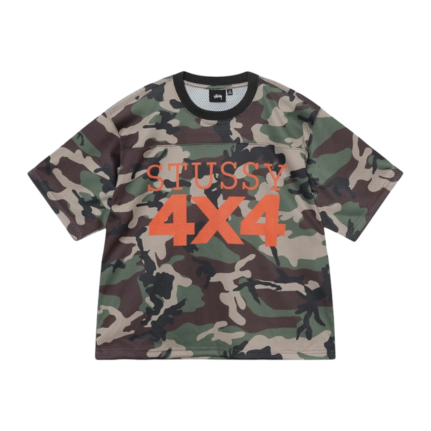 Stussy 4X4 Mesh Football Jersey 'Camo'