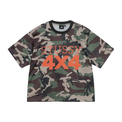 Stussy 4X4 Mesh Football Jersey 'Camo'