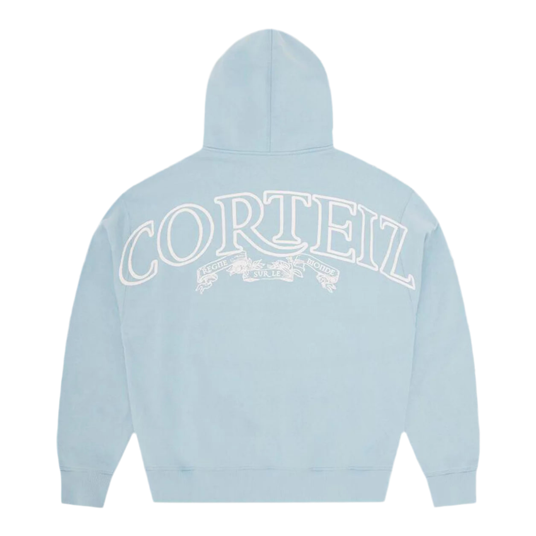 Corteiz Superior Royale Zip Up Hoodie 'Baby Blue'