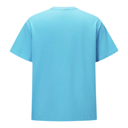 Syna World ‘BORN SYNA’ T-Shirt ‘Sky blue Yellow’